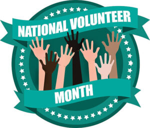 It's National Volunteer Month!